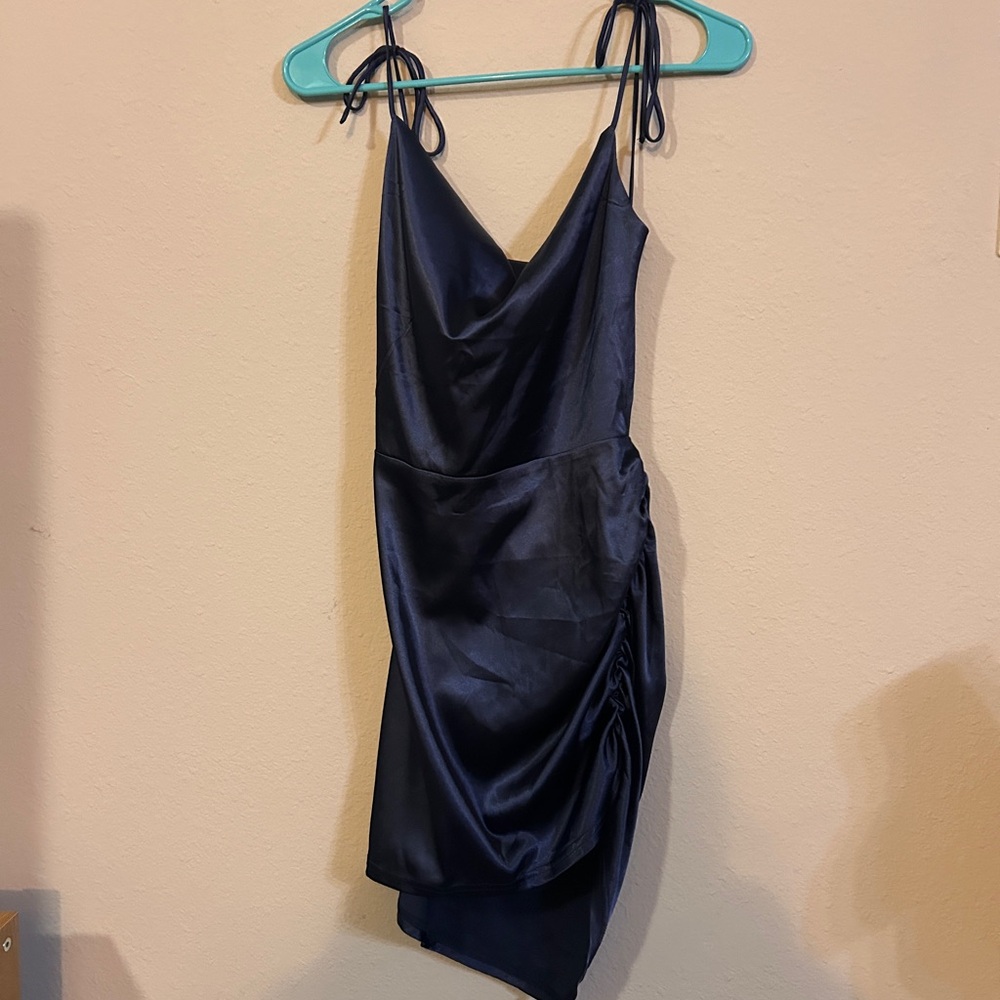 Elegant Navy Blue Dress